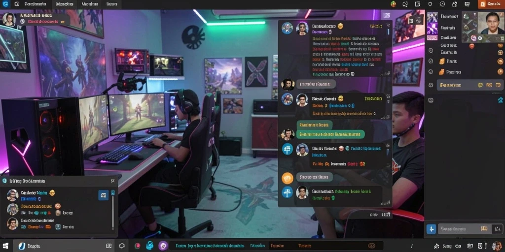 Tangkapan layar menggambarkan mode multiplayer yang seru.